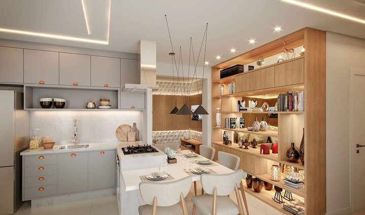 Apartamento decorado