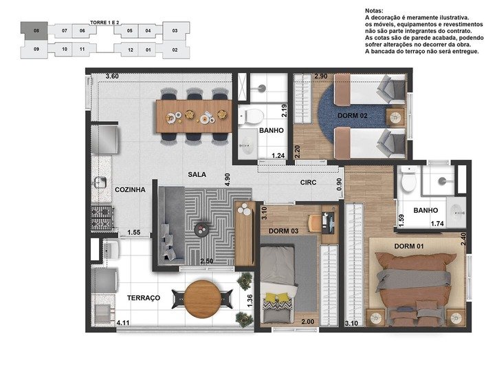 Planta humanizada Ponta 1