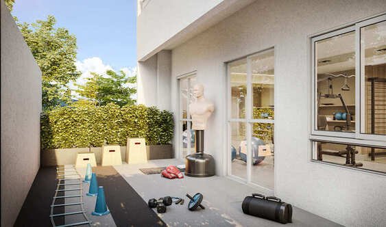 Sala fitness externo